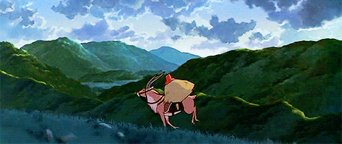 GIF from _My neighbor Totoro_